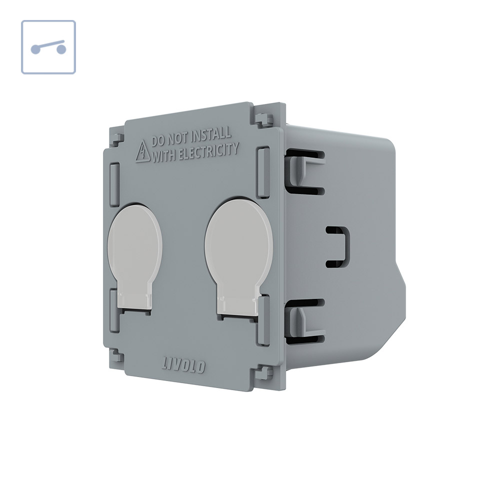 LEDBOX Interruptor táctil doble  LIVOLO. Sistemas de control, Mecanismos LIVOLO