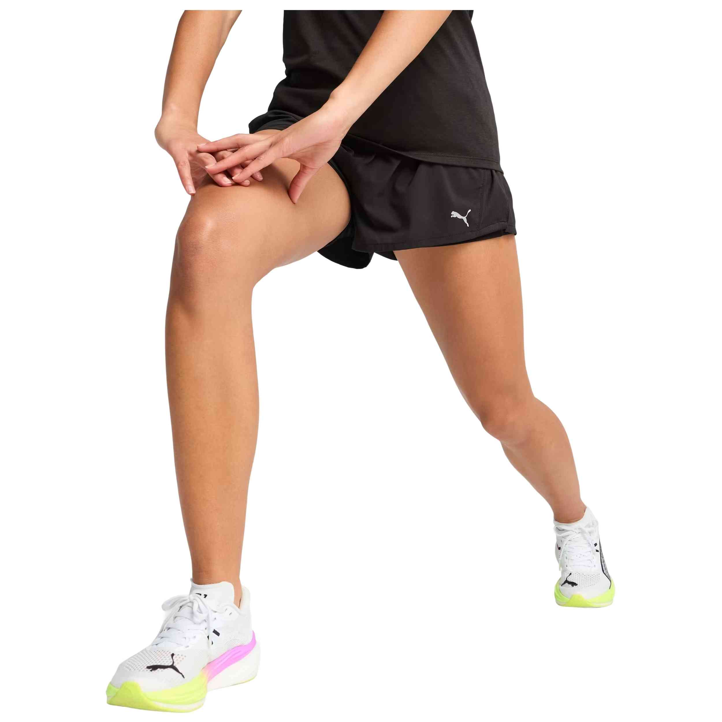 Short Puma modelo W Run Velocity 2In1 en color Negro