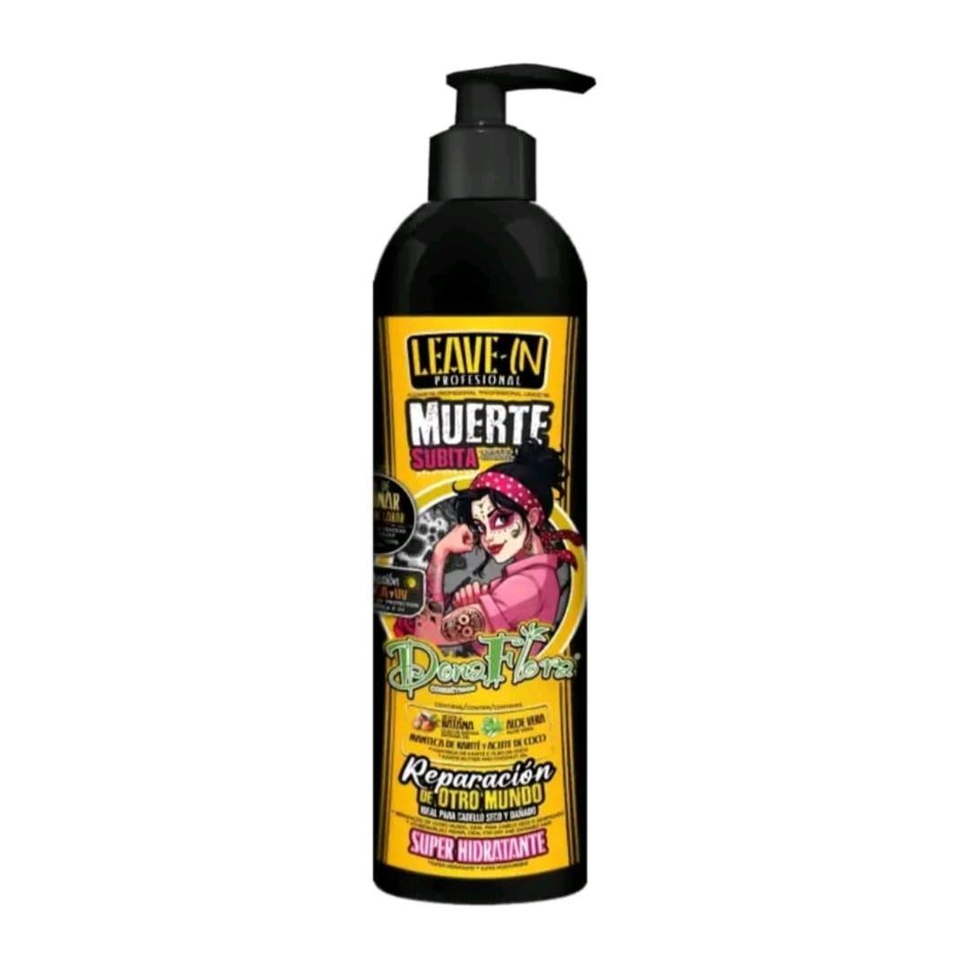 Dona Flora Muerte Súbita Leave-In 500ml – Acondicionador Sin Aclarado Reparación Intensiva Cabello Seco y Dañado Intensive Repair