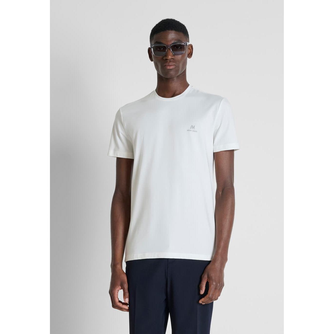 Camiseta Antony Morato Super Slim Crema MMKS02705 FA120033 1011