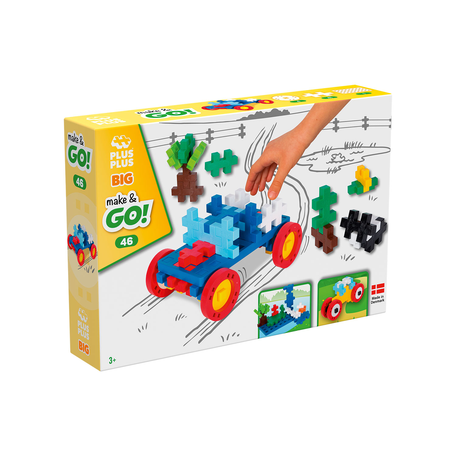 Plus Plus - Make & Go 46  Juguetes Niños 3 Años A 6 Años  Juegos Educativos Niños 3 Años O Más  Construcciones para Niños  Piezas Construccion Niños