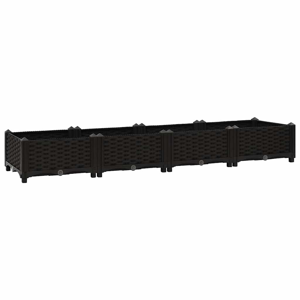 vidaXL Arriate 160x40x23 cm polipropileno