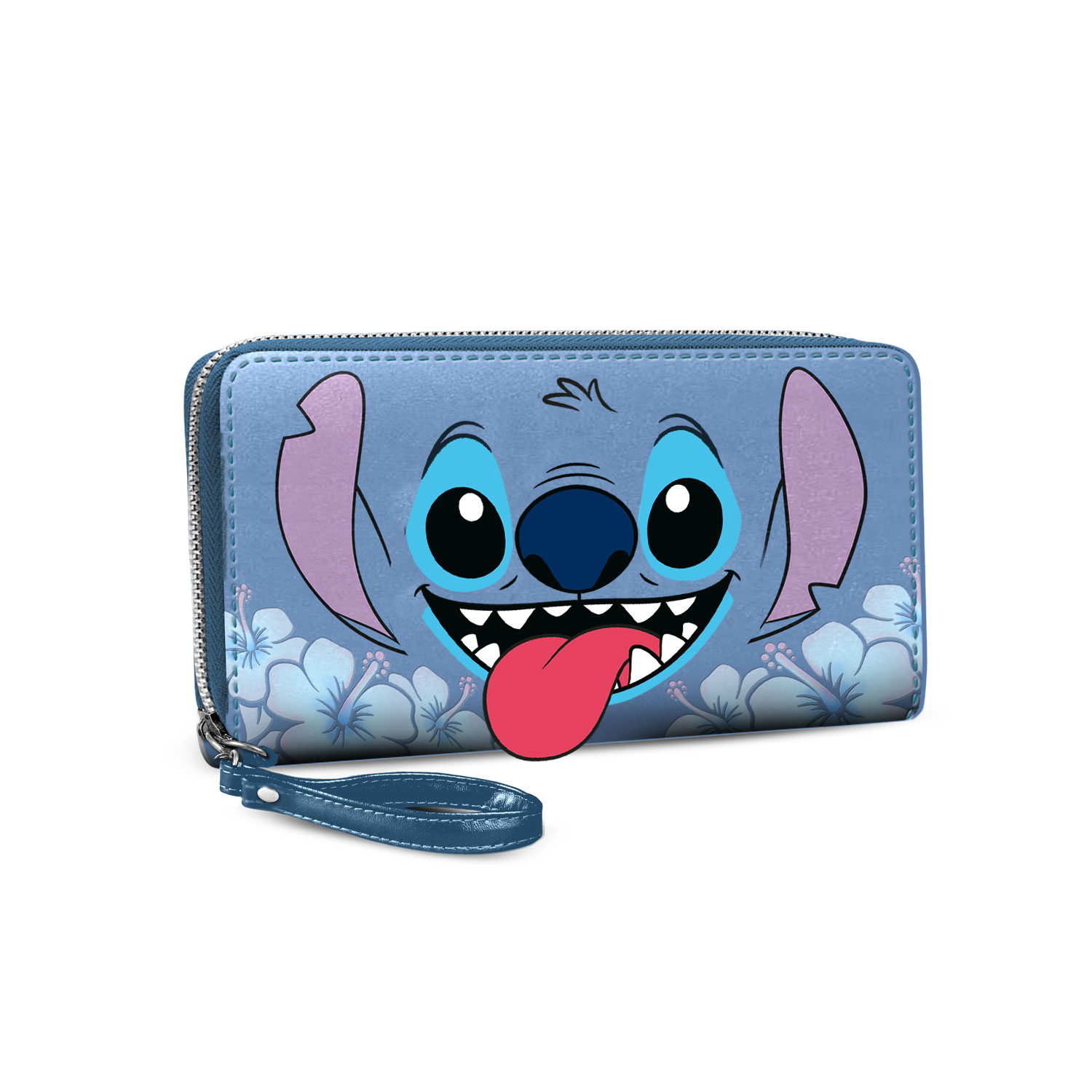 Cartera Billetero Disney Stitch Lengua 19x10x2cm