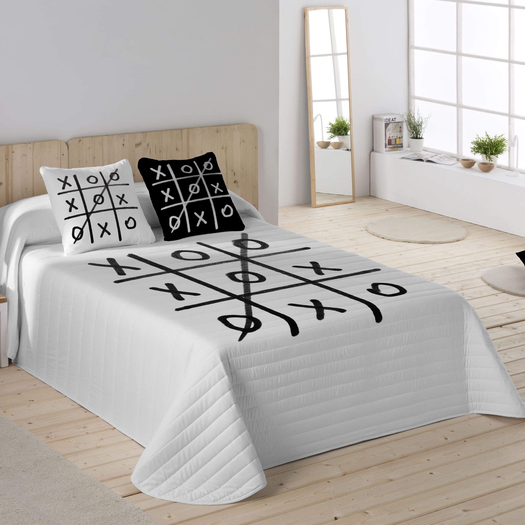 ICEHOME - Colcha Bouti Estampada 100% Algodón 144 Hilos - Relleno 70 gramos - Colcha Ligera para Cama 90/135/150/180 - Fabricado en España
