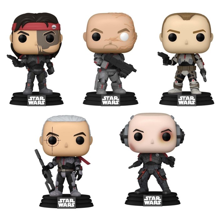 Figura Funko Pop! Star Wars Hunter | Wrecker | Tech | Crossair | Echo (The Bad  Batch) Pack-5 | 57263 -  Original - Figuras Miniaturas Coleccionables Para Exhibición - Idea De Regalo - Mercancía Oficial -