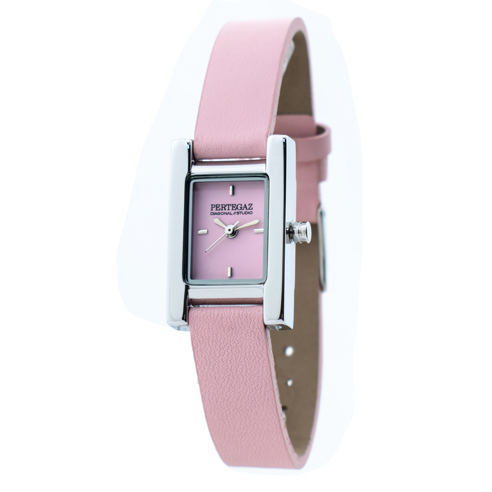 Pertegaz Reloj Analógico Para Mujeres De Cuarzo Con Correa En Cuero Pds-014-S