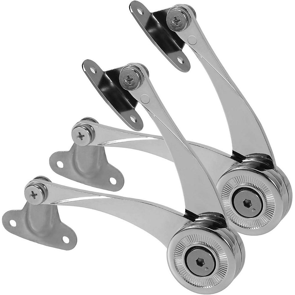 CA Bisagra de soporte plegable Direct Power SARL (paquete de 2), bisagras para puertas de armario, amortiguador de bisagra de soporte de tapa, kit de cierre suave