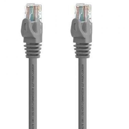 Cable de Red RJ45 UTP Aisens A145-0325 Cat.6A/ 50cm/ Gris