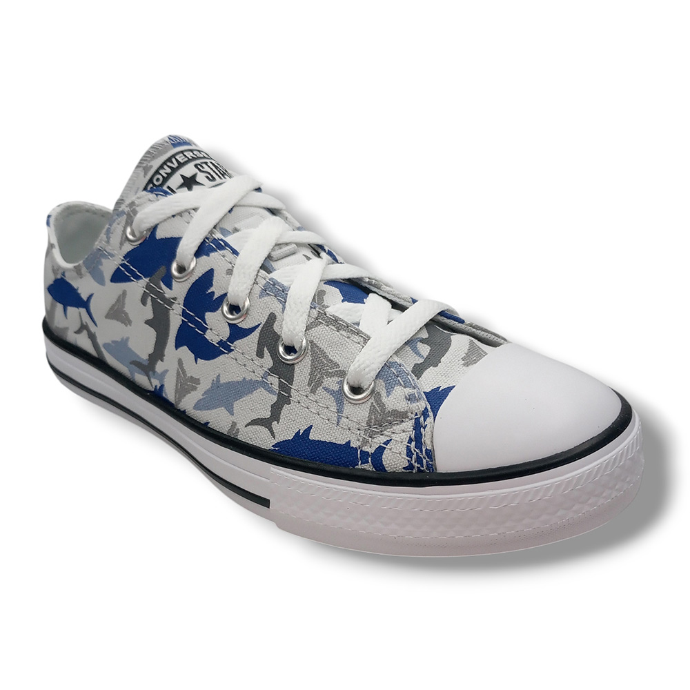 Converse Zapatilla Lona Niño Sneakers 666890C BLANCO Zapatillas calzado niños Summer ROYALE CORDONETS