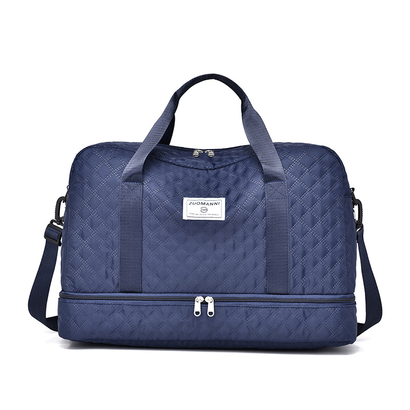 TK Bolso de lujo con gran capacidad - Tote versáril de hombre y crossbody con bolsos de separación Seca y húmeda y bolsos laterales Duales para Viajes y Gimnasio