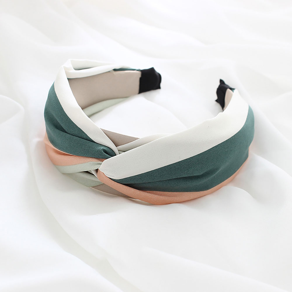 TK Diadema estilo boho retro para mujer, banda ancha para el pelo