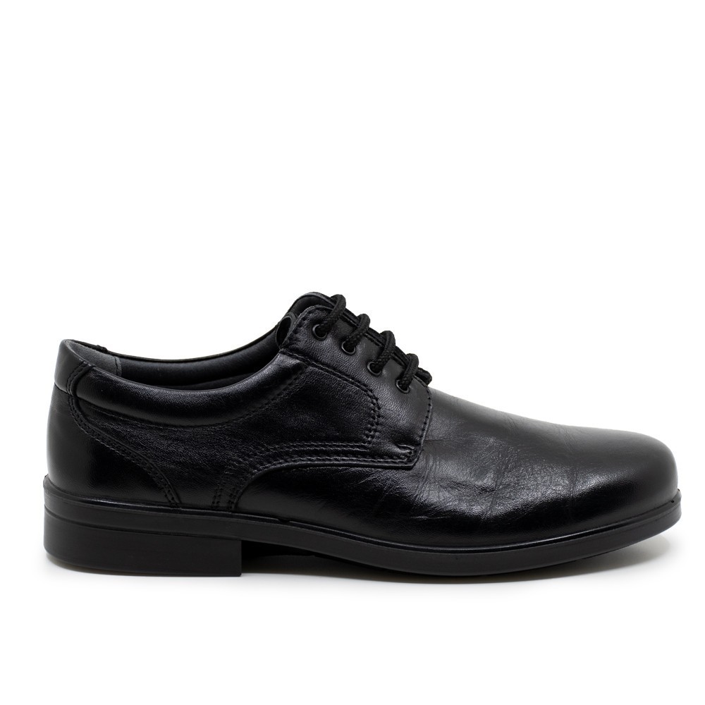 Zapatos Casual hombre LUISETTI 26853 BLUCHER LISO, NEGRO 10686 XL