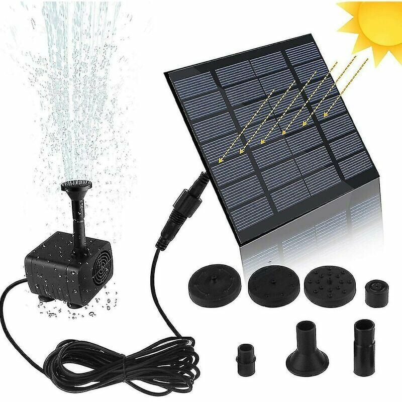 CA Bomba solar para estanque Sunrain, bomba para fuente, bomba solar para fuente de jardín, bomba para fuente de agua