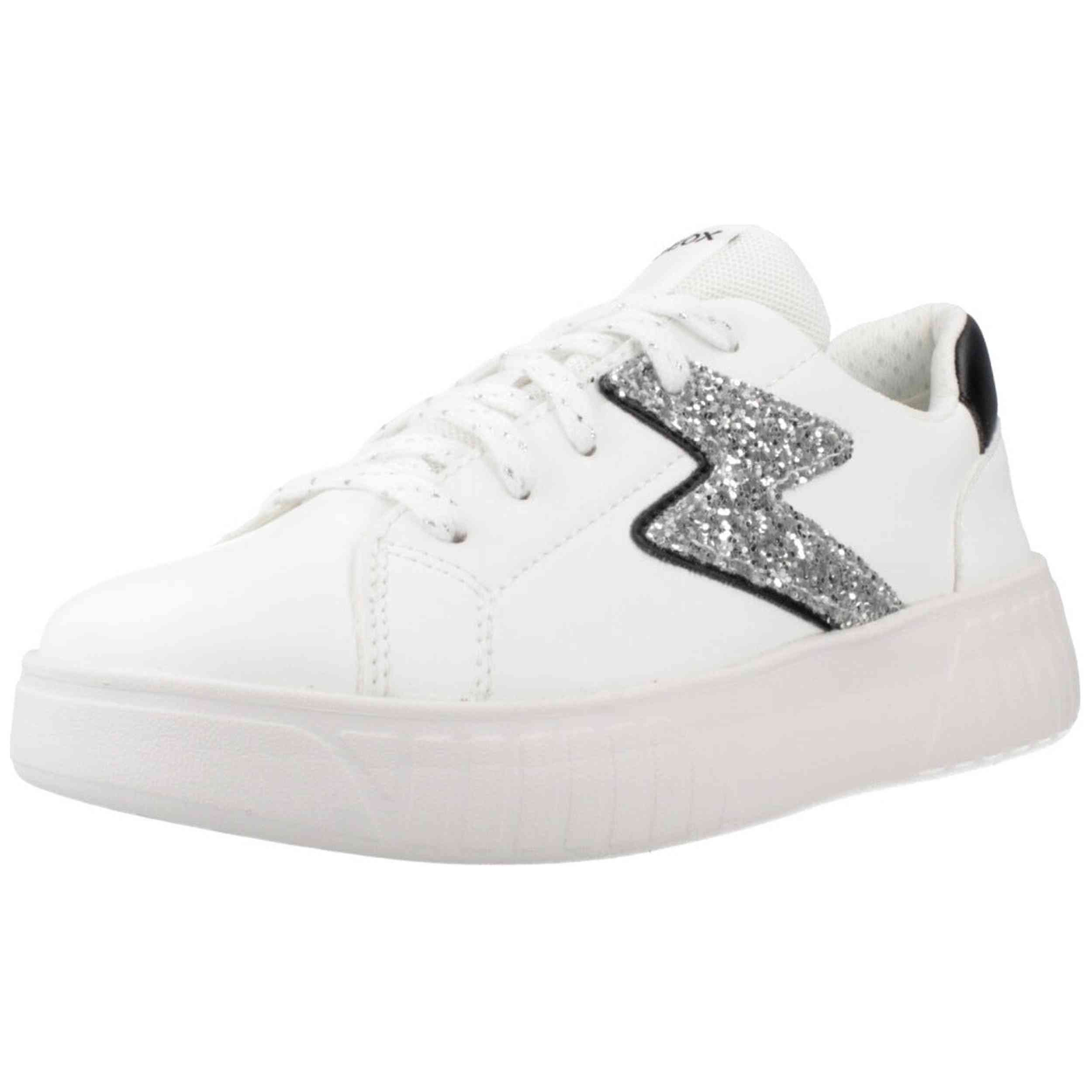Zapatillas Geox modelo Mikiroshi para Niñas en color Blanco