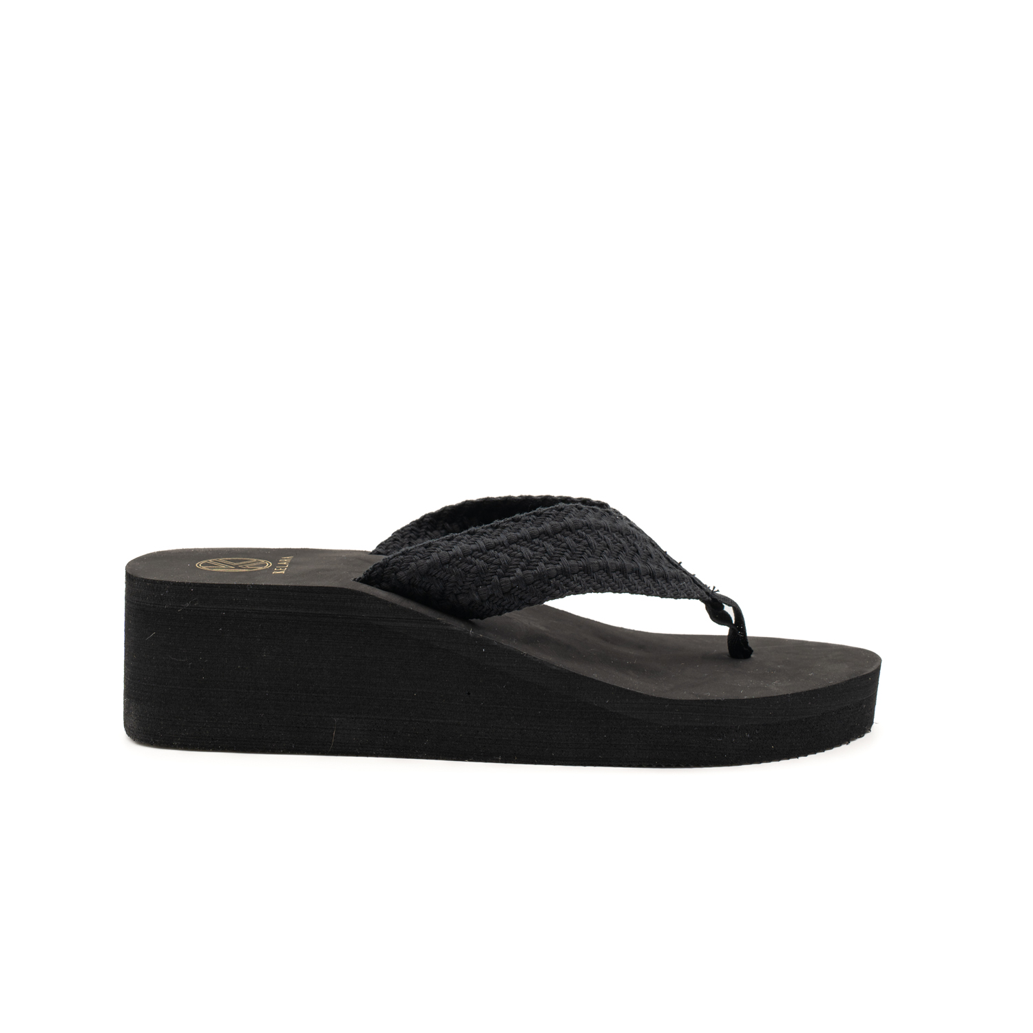 Kelara K62402 Sandalias de cuña de mujer con tiras trenzadas