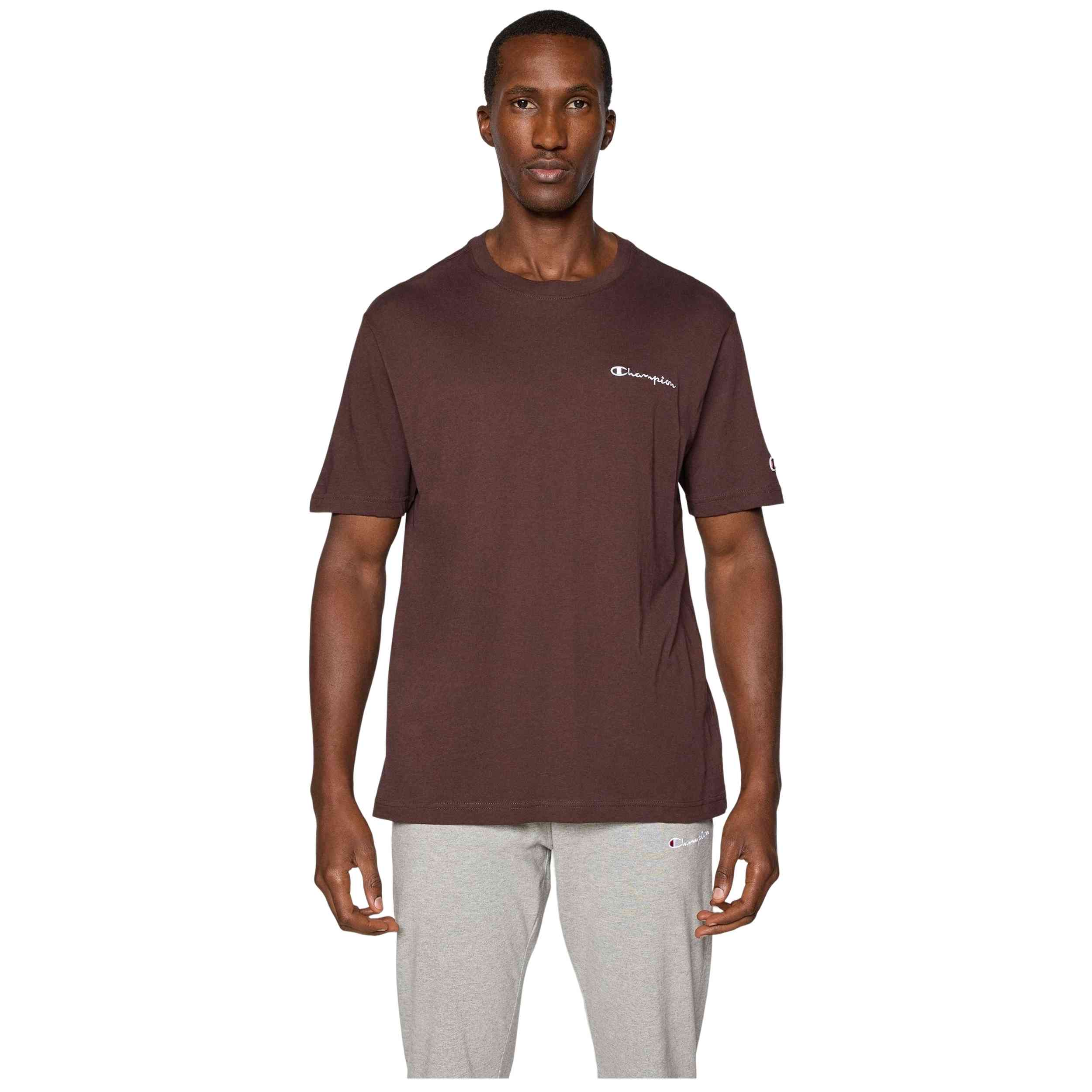 Camiseta De Manga Corta Champion para Hombre en color Marron