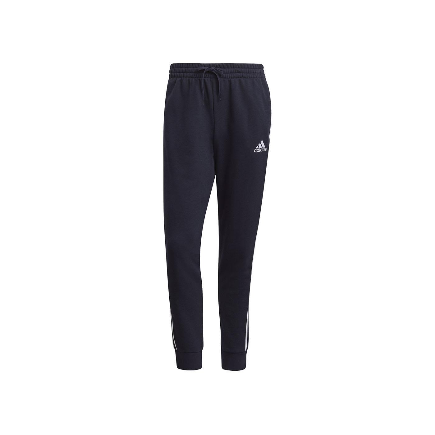 Pantalón Hombre adidas Essentials 3S Negro/Blanco