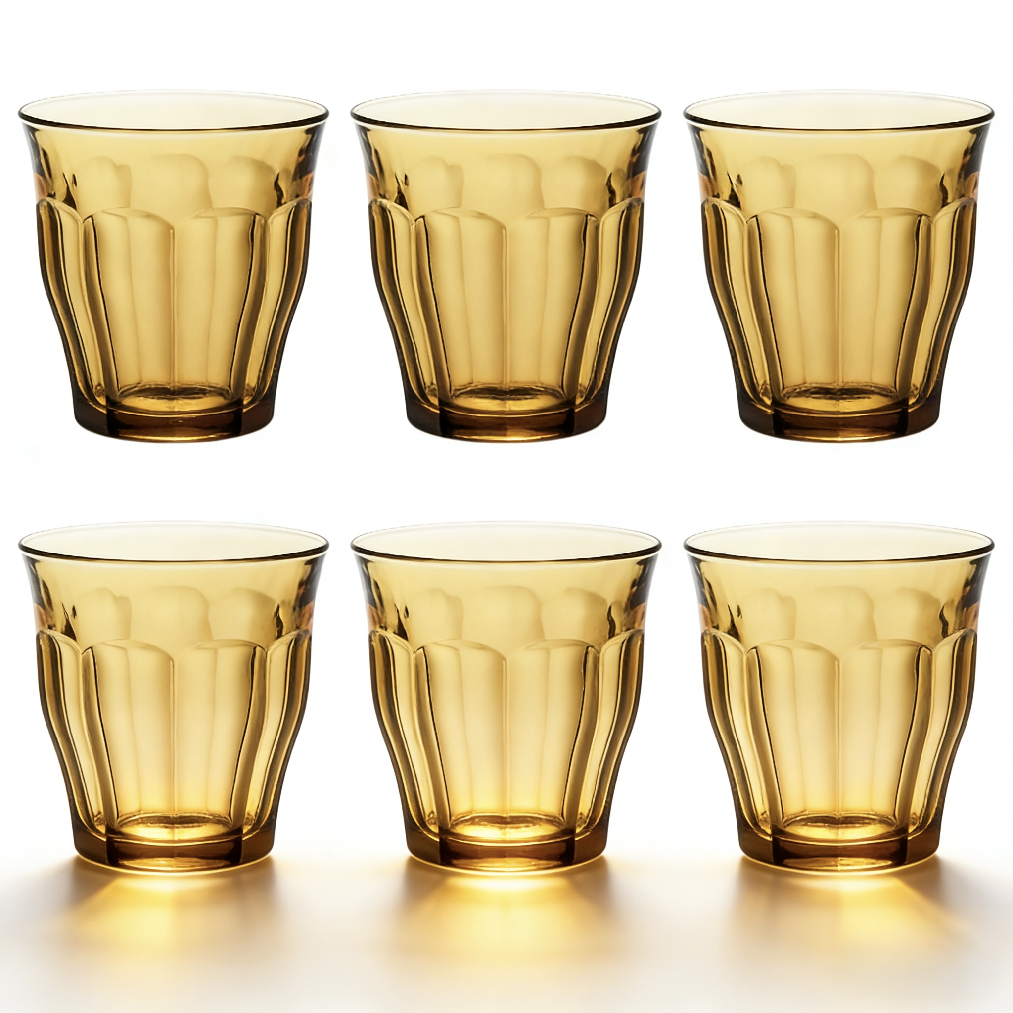 Set de 6 Vasos de Colores de Cristales de 25CL de Duralex -Productos de Vidrio de Alta Calidad - Apto para Uso Diario