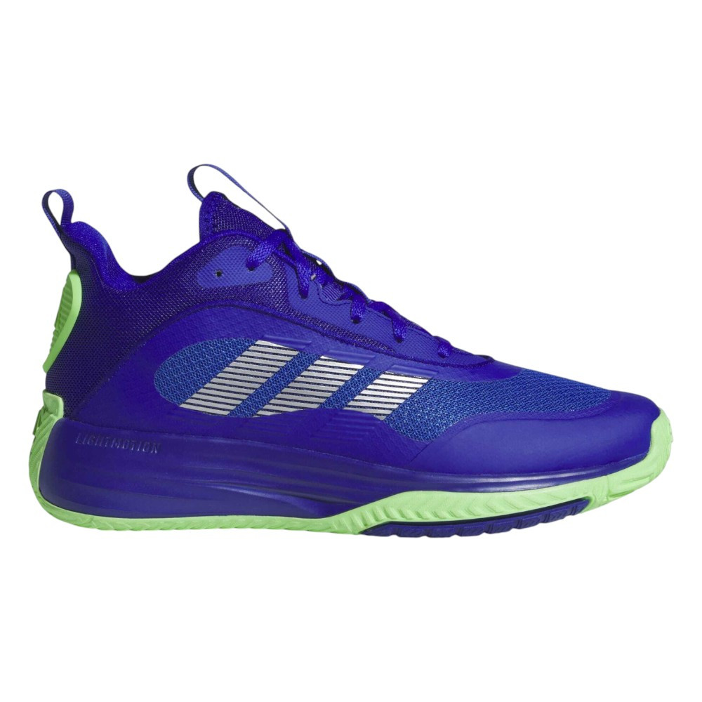 Zapatillas Adidas Ownthegame 3.0 Azul Gris Silver Verde Jr6670 Baloncesto Hombre