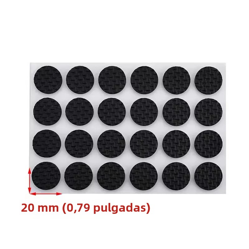 TK 6/15/24pcs Almohadillas De Muebles Adhesivas De Goma Para Pies De Mesa Y Sillas Protección DIY Para Patas De Muebles