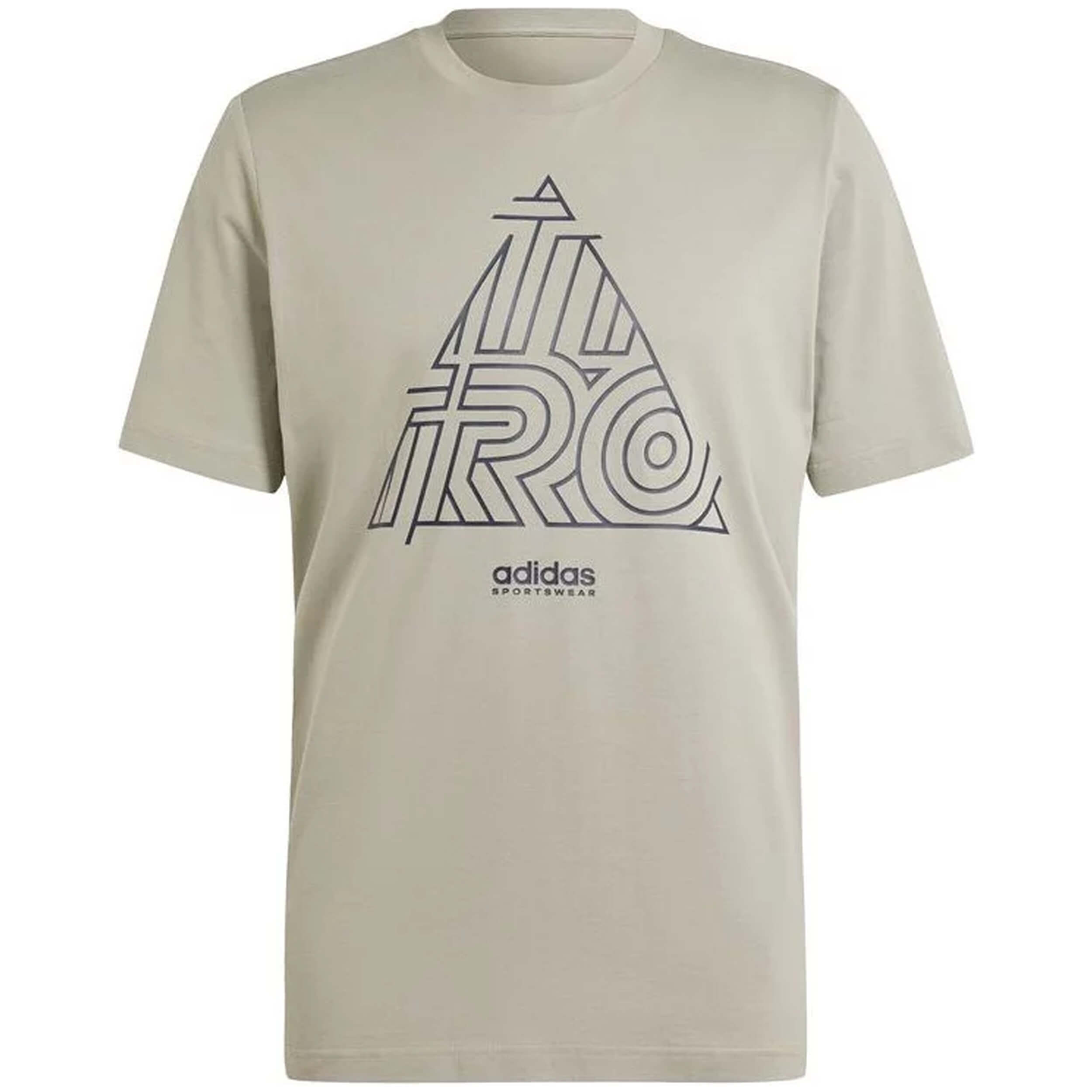 Camiseta De Manga Corta Adidas modelo IN6267 para Hombre en color Gris