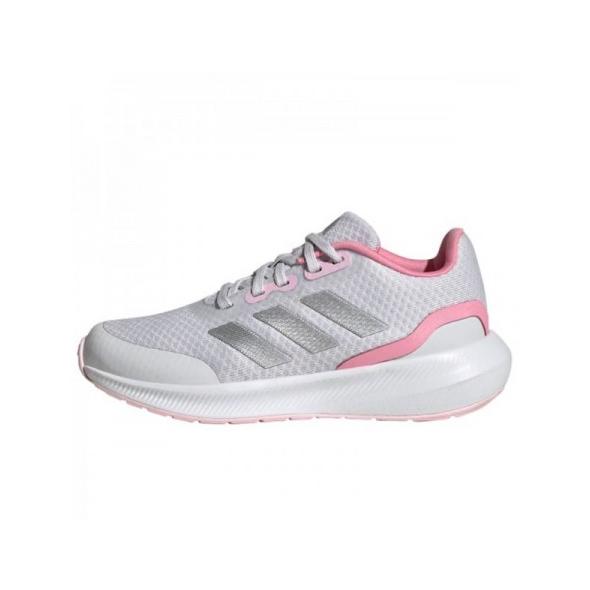 ADIDAS RUNFALCON 3.0 K JR GRIS CLARO/ROSA