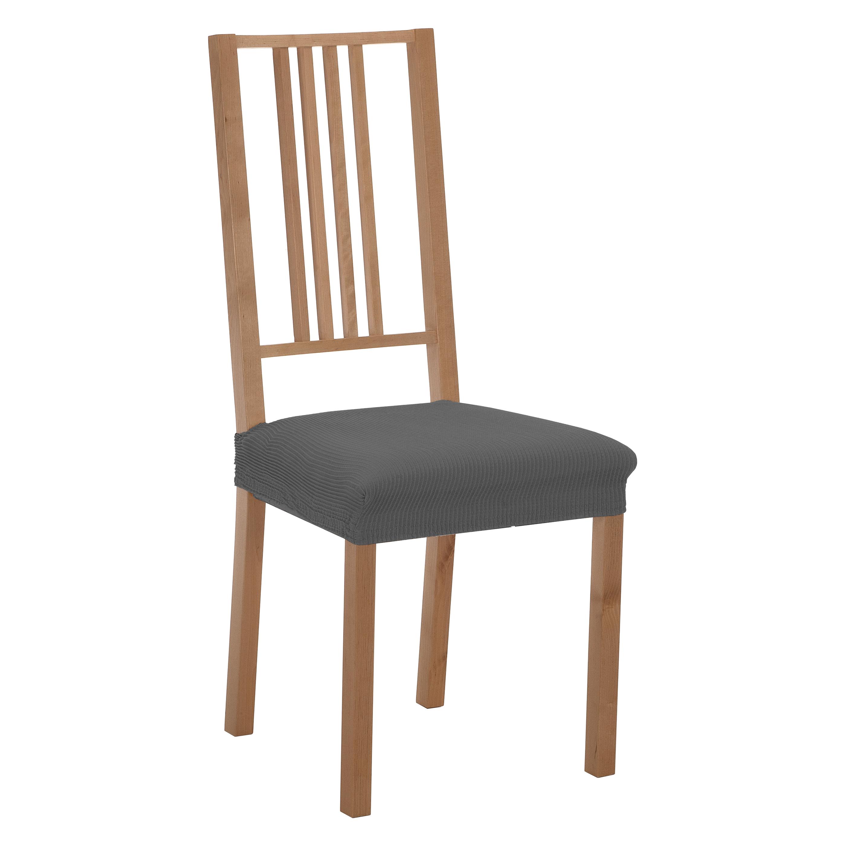VALENTIA HOME Funda Silla Asiento/Respaldo Pack 2 Camelia | Protector Silla | Fundas Desmontables Lavables