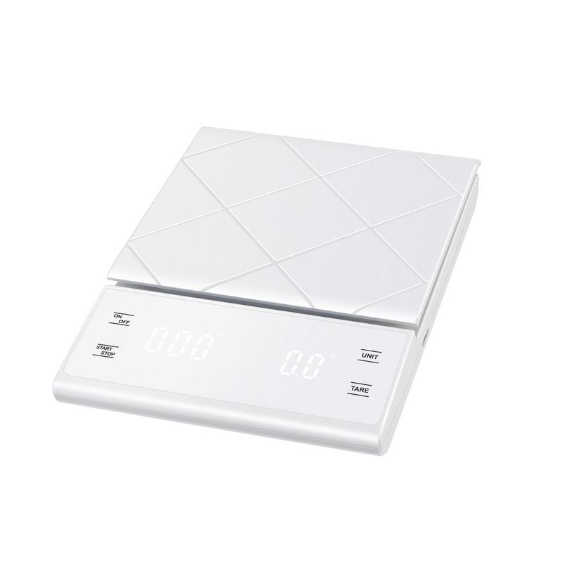 TK Báscula Electrónica De Café Inteligente Precisión Alta Escala Digital LCD Para Cocina Medición De Peso 3kg/0.1g Balance De Alimentos