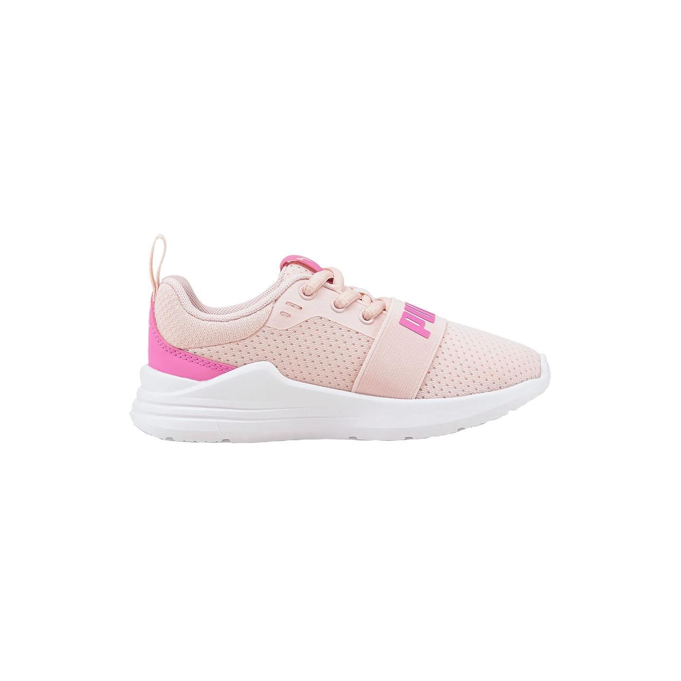 Zapatilla Niña Puma Wired Run Rosa Clásica Malla Cordones IMEVA EVA
