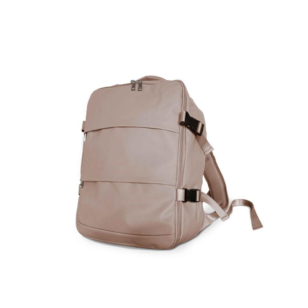 Mochila de Viaje Impermeable Maletas Tony Beige 40x30x20 cm - Ideal para Equipaje de Mano en Ryanair, Vueling y Más