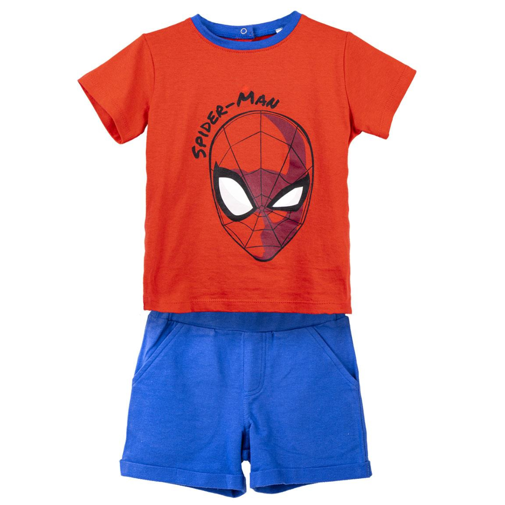 Marvel Spiderman Cerdá Pijama Manga Corta Rojo y Azul Niño 77908