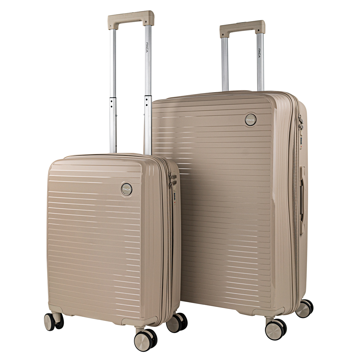 Itaca - Itaca Juego De Maletas De Viaje Rígidas Cabina Mediana Grande Ligeras Con Ruedas 360º Conjunto Equipaje Con Candado De Combinación Set Ideal Para Viajeros Exigentes. Extensible