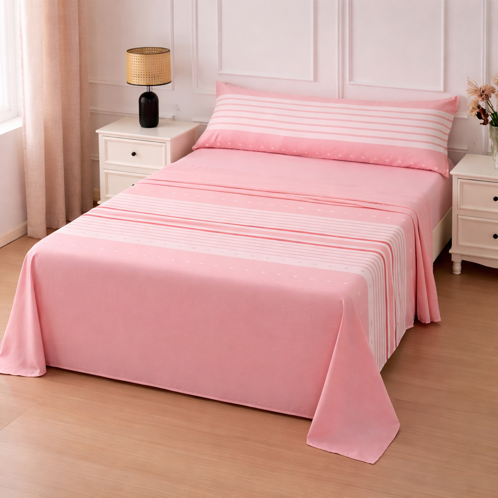 Juego de Sábanas 3 Piezas con Diseño Estampado Incluye Sábana Encimera, Bajera Ajustable y Funda de Almohada, 100% Poliéster, Para Camas 90/105/135/150/180 cm, ✅ Envíos a España en 48/72h