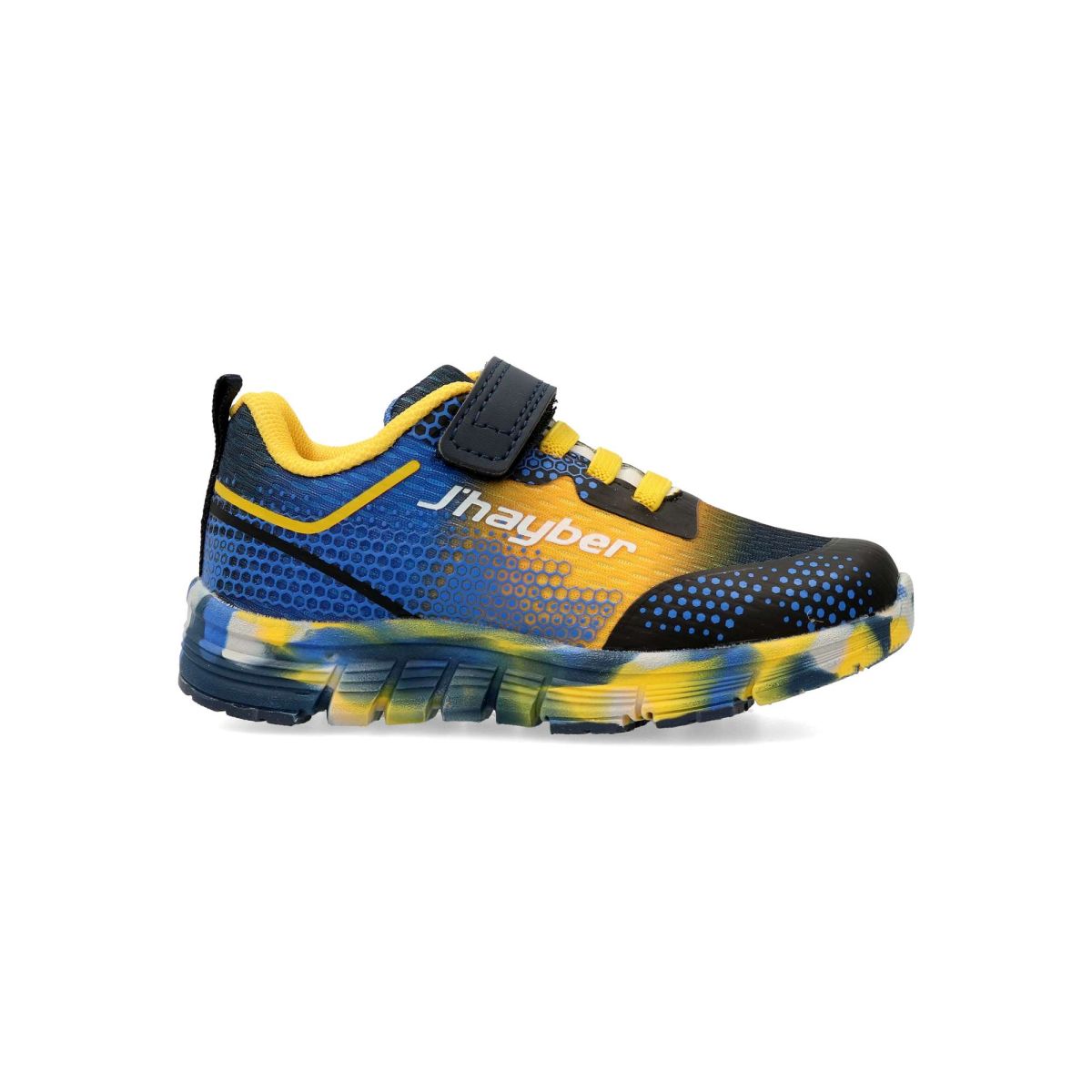 J´Hayber - Zapatillas deportivas Roca para niño, de sintético y textil con suela de goma, ligeras y transpirables para running