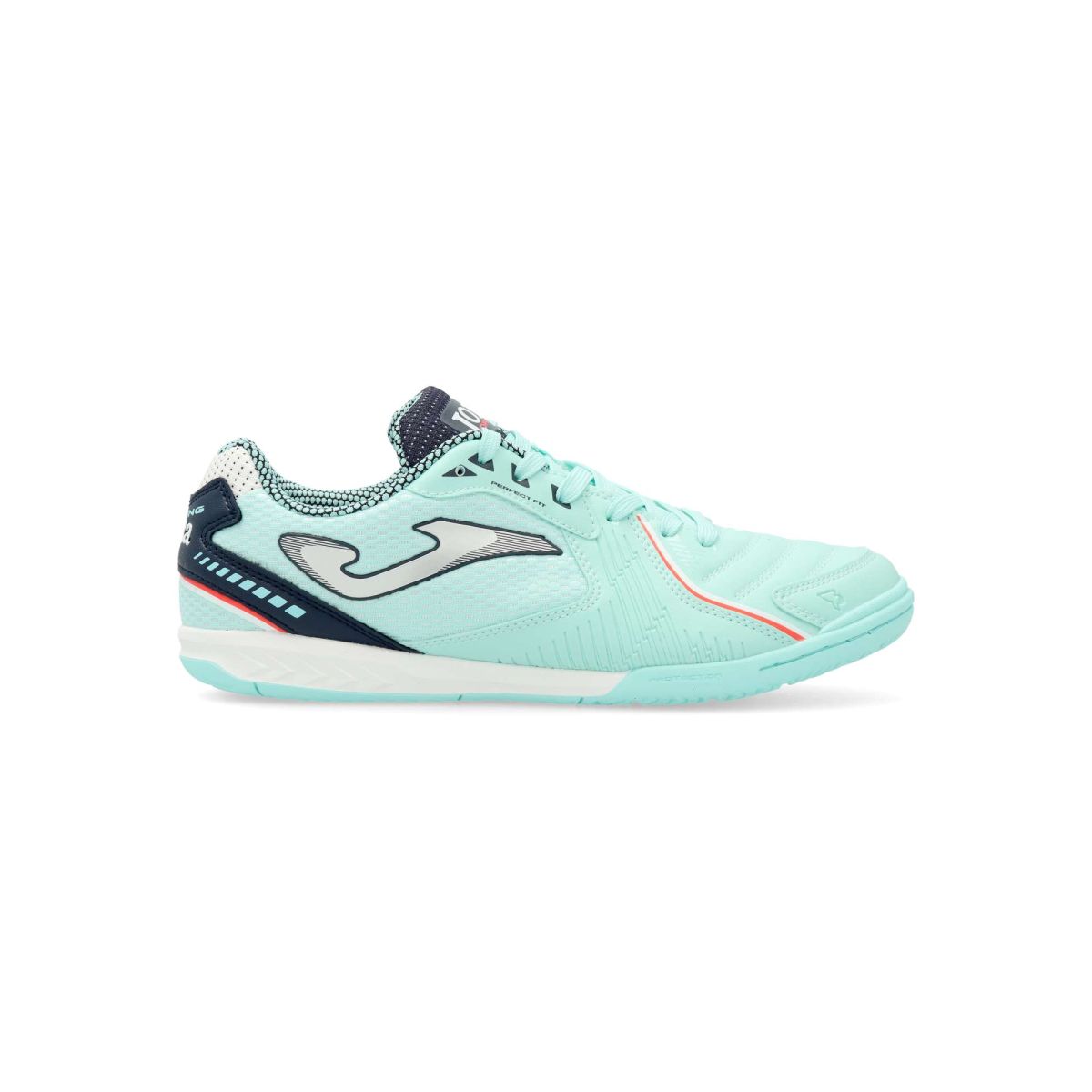 Joma - Zapatillas de fútbol sala Dribling para hombre, fabricadas con materiales sintéticos ligeros y transpirables, suela de caucho con refuerzo PROTECTION en la puntera