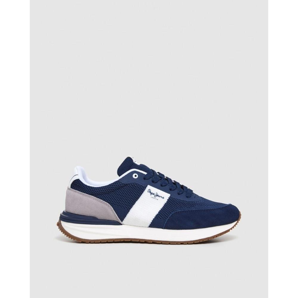 PEPE JEANS PMS60039 BUSTER KNIT M Zapatillas Bajas Hombre Azul