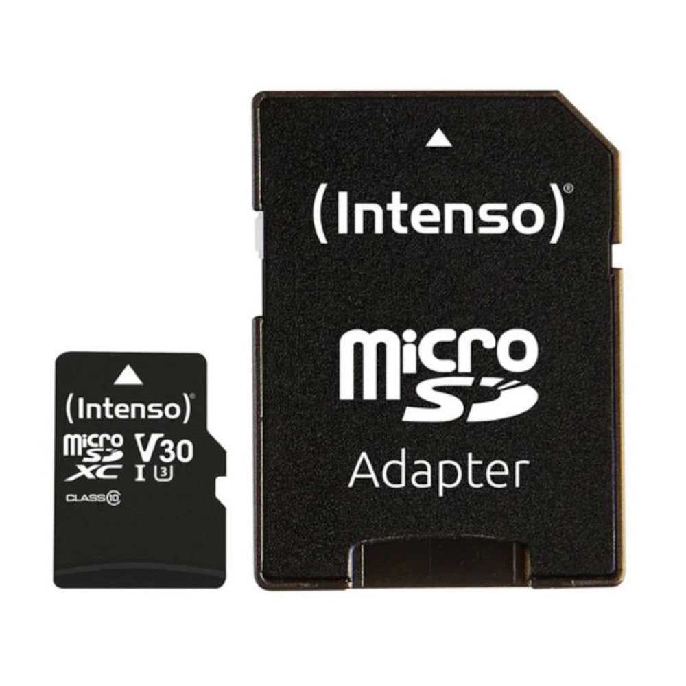 Intenso - Tarjeta microSDXC 16 GB modelo 3433470 Clase 10 U3 V30 para grabación 4K UHD, resistente al agua y golpes, lectura hasta 100 MB/s