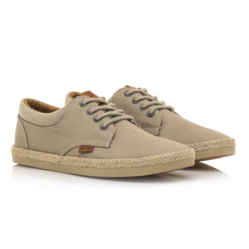 Zapatillas lona suela esparto verano Mustang beige