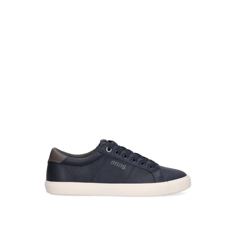 Zapatillas Casual Mustang - Hombre - Suela Plana - Modelo 84732 - Color Marino