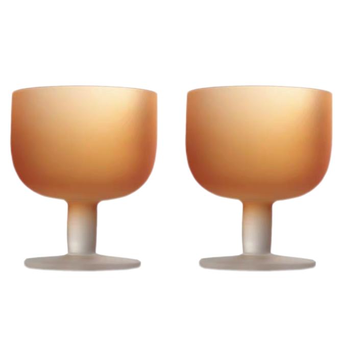 TRESV Set de 5 o Set de 2 Copas de 270ml,Copas de colores de cristal,Copas de Vidrio,Apto para lavavajillas,Productos de vidrio de alta calidad,Copas de Vino, Cerveza, Champán,Bebida, Alcohol y Agua, Apto para uso diario