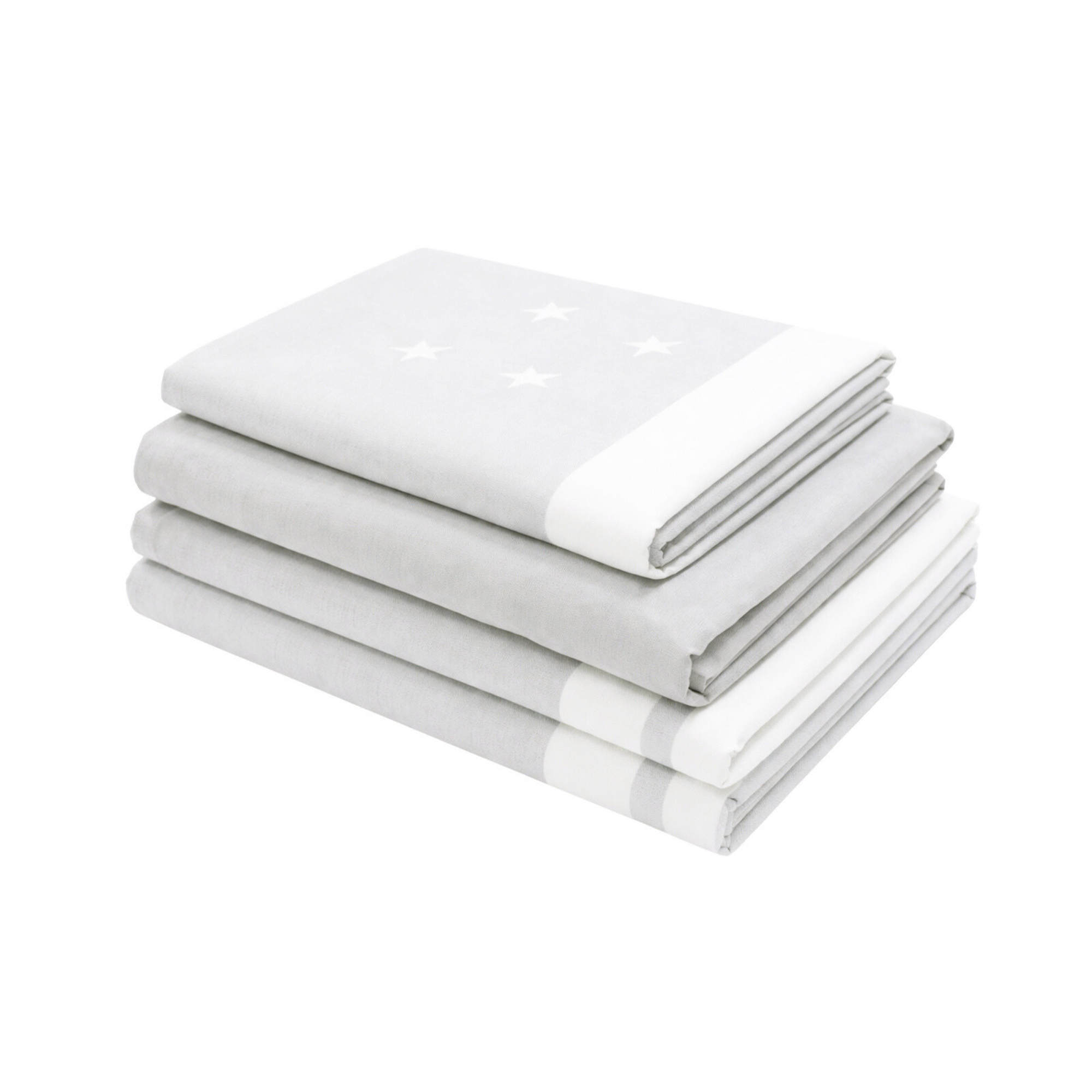DECO-CASA Juego de Sábanas 3/4 Piezas para Cama 90.105.135.150.180 cm Incluye Encimera, Bajera Ajustable y 1/2 Funda Almohada Estampada Aleatorios.