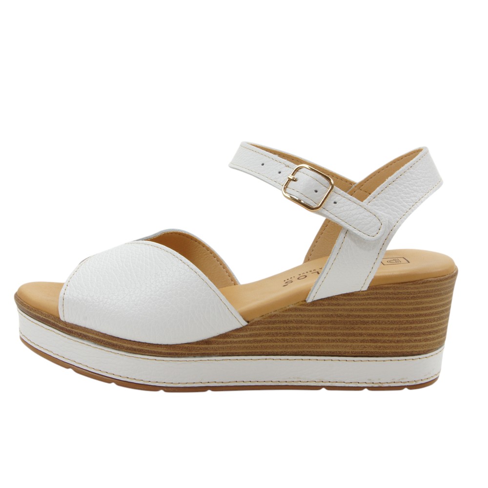 PITILLOS mod. 11280 sandalia para mujer en piel natural, velcro