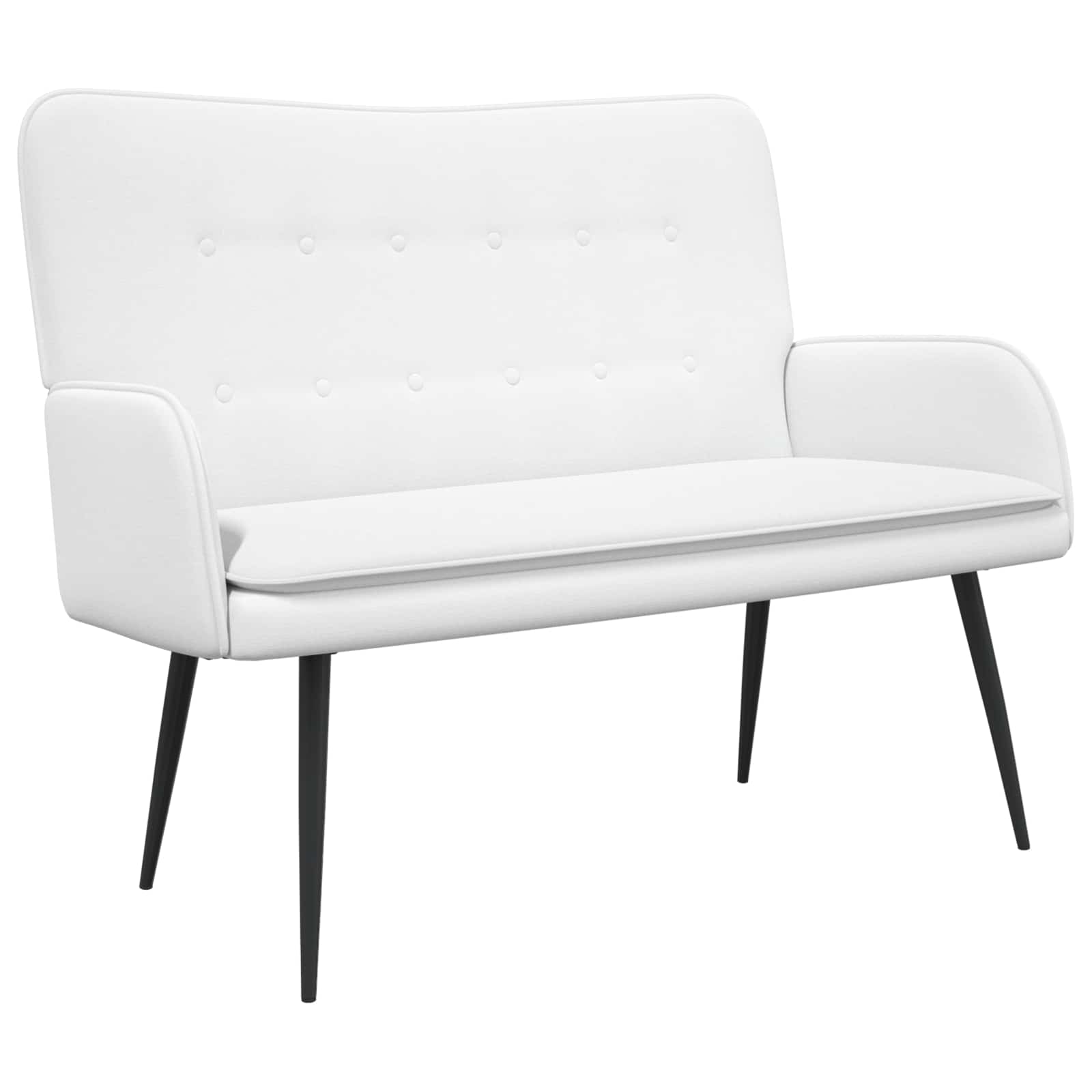 vidaXL Sofá de 2 Plazas 115 x 61 x 87 cm Tela Multicolor