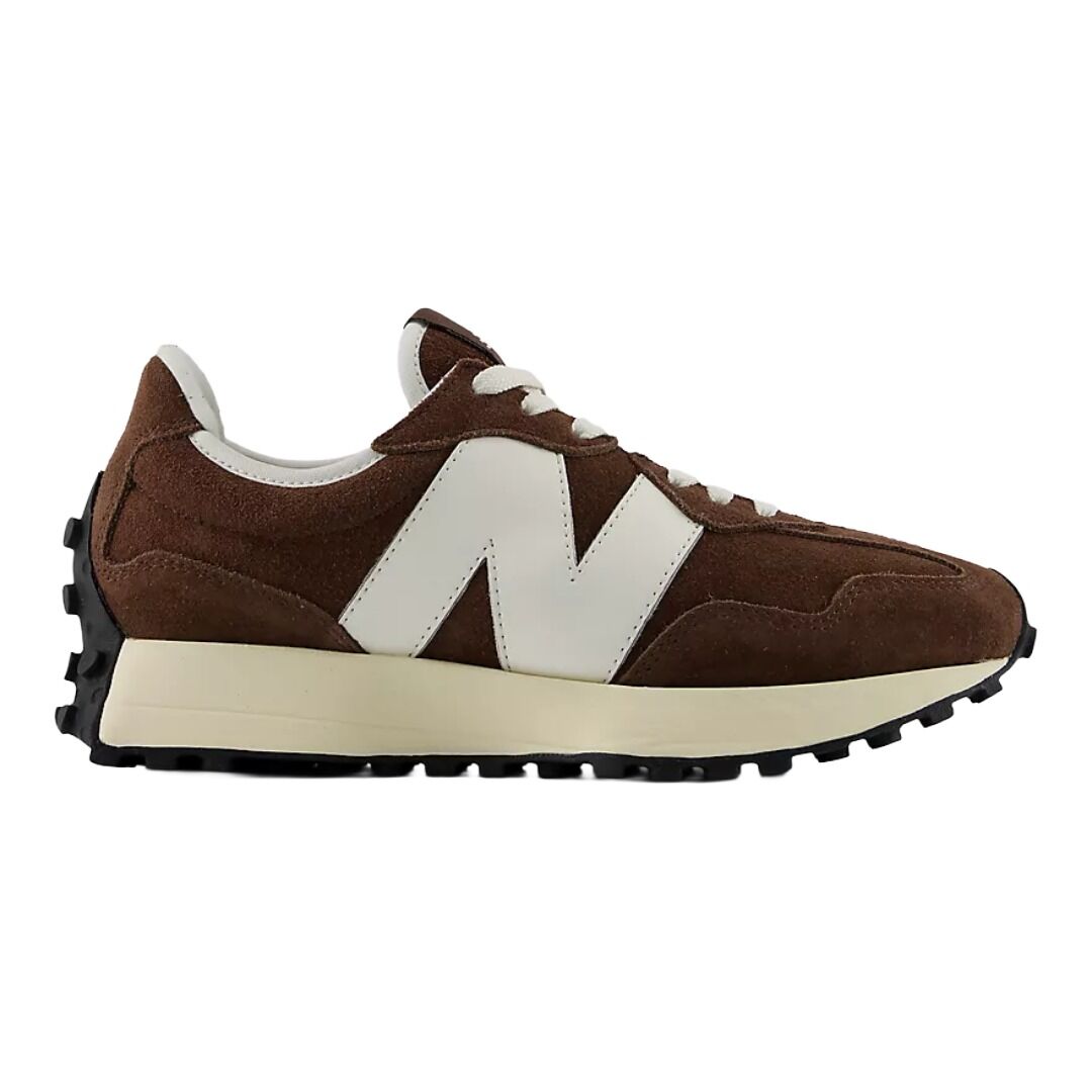 Zapatillas New Balance Marrones 327 Pumpernickel con Linen Cómodas y Duraderas