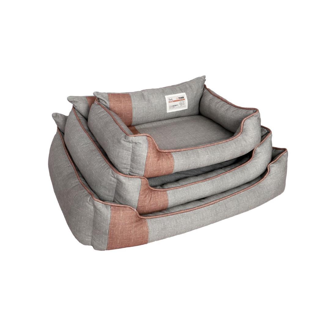 Cama para Perros y Gatos Súper Suave y Transpirable, Base Cómoda Rellena de Fibra Hueca, Fabricada con Materiales de Alta Calidad