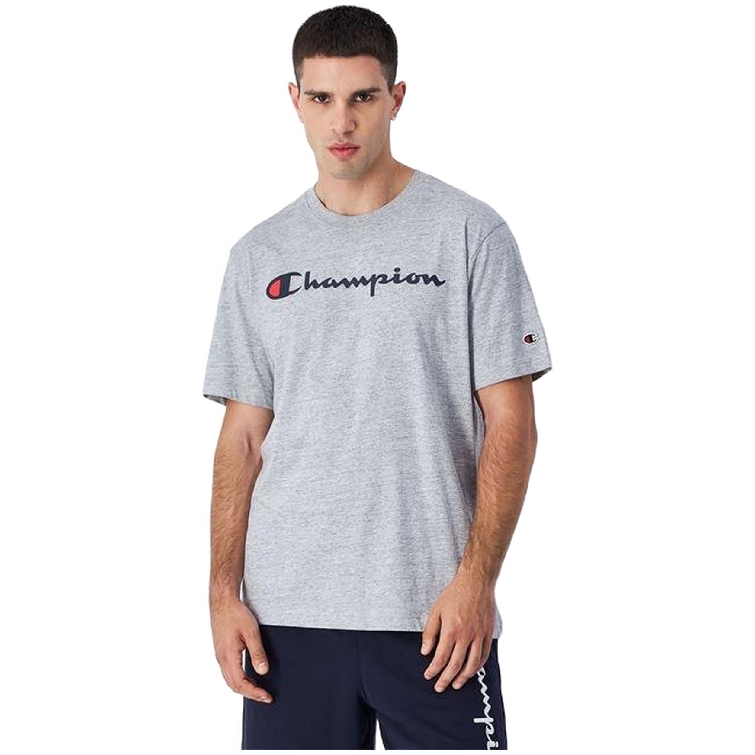 Camisetas De Manga Corta Champion modelo 220256- para Hombre en color Gris