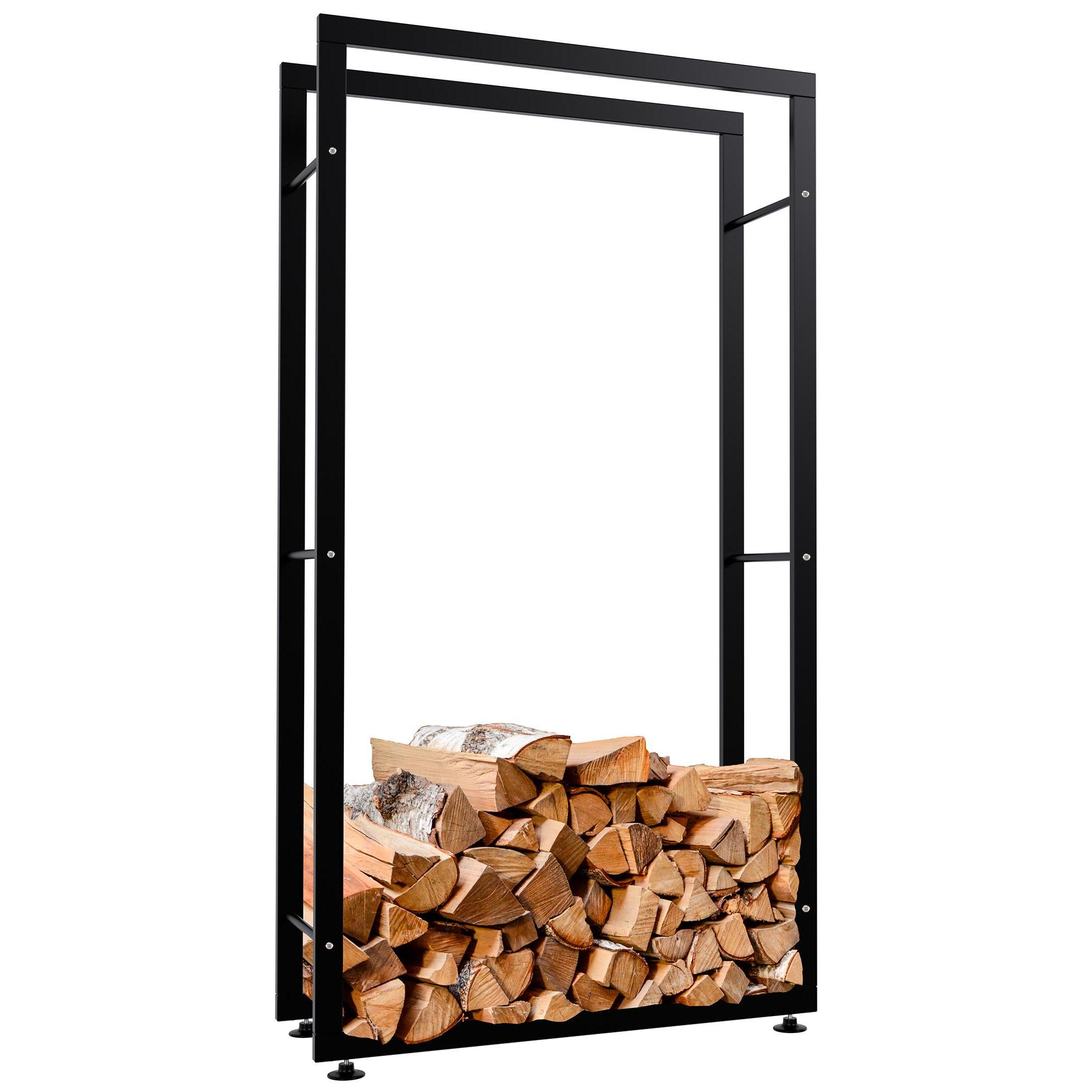 Leero Keri de metal negro Negro,25x80x150 cm