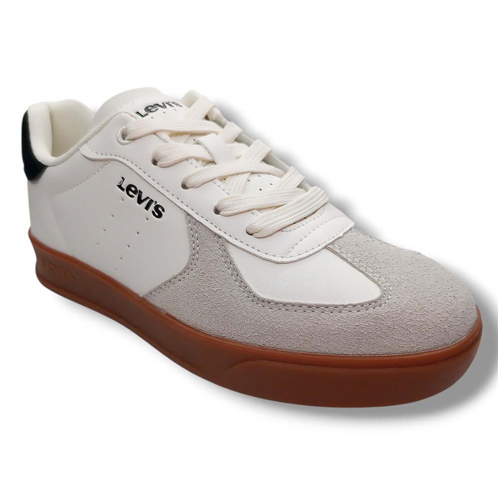 Levi's Levis Zapatilla Sneakers Niño GABHAN VGAB0011S BEIGE Zapatillas calzado niños Levis Summer ROYALE CORDONETS