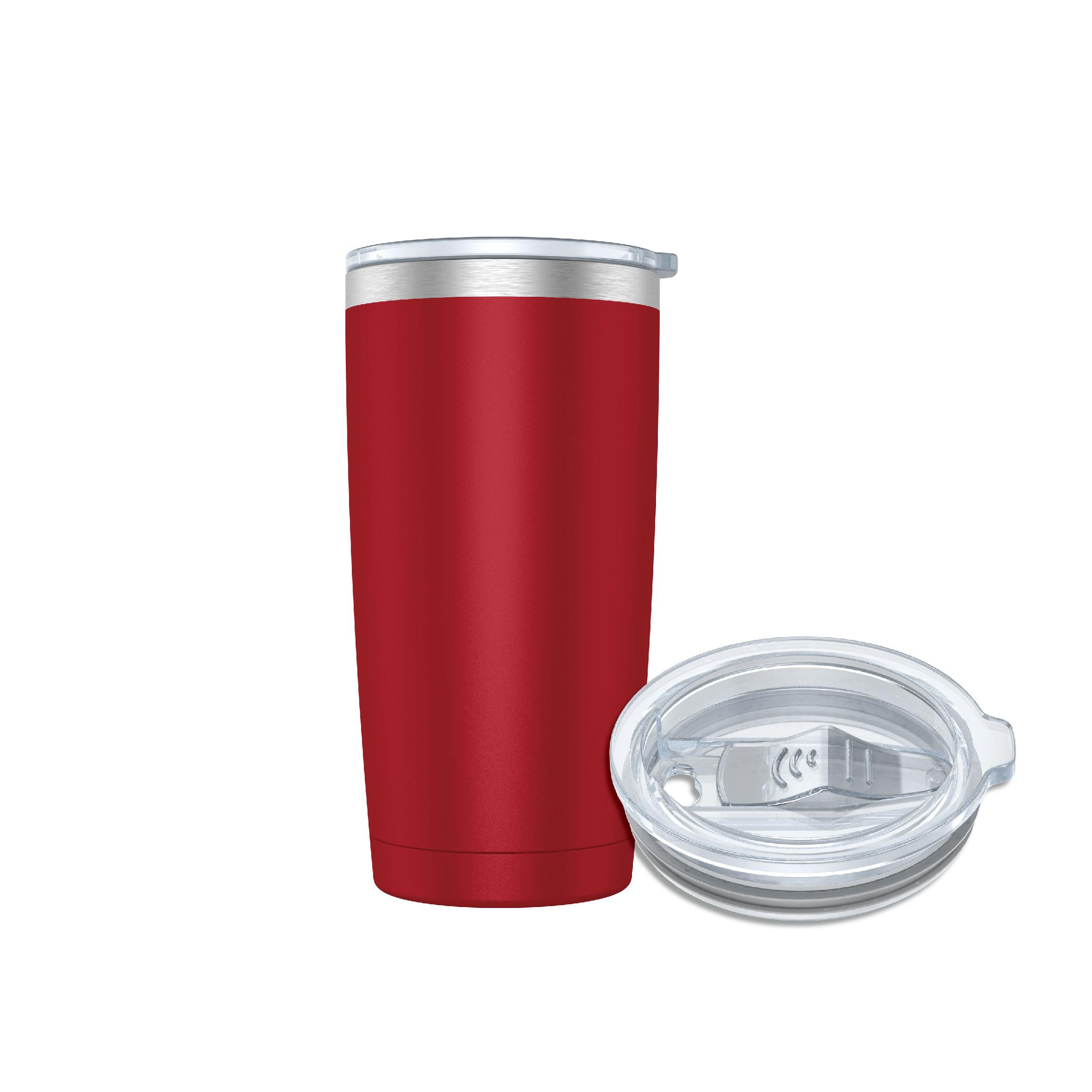 Taza Termo Café 600ml (10 Colores) y Te para Llevar en Mano o en Coche - Taza Térmica de Acero Inoxidable con Tapa Botella, Vaso (QC600 BOTELLA 1099)