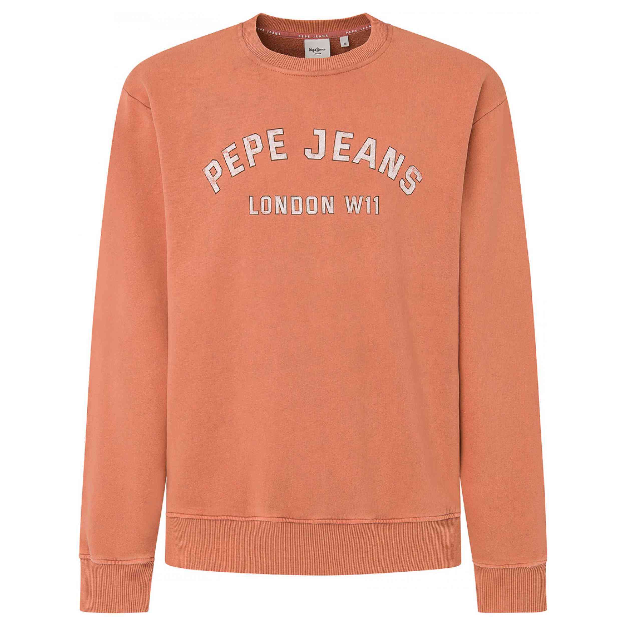 Sudadera Cuello Caja marca Pepe Jeans  modelo Pm582738-214 para ropa hombre en color marrón